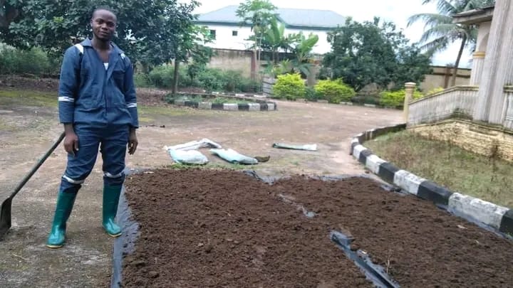 Farmer training session